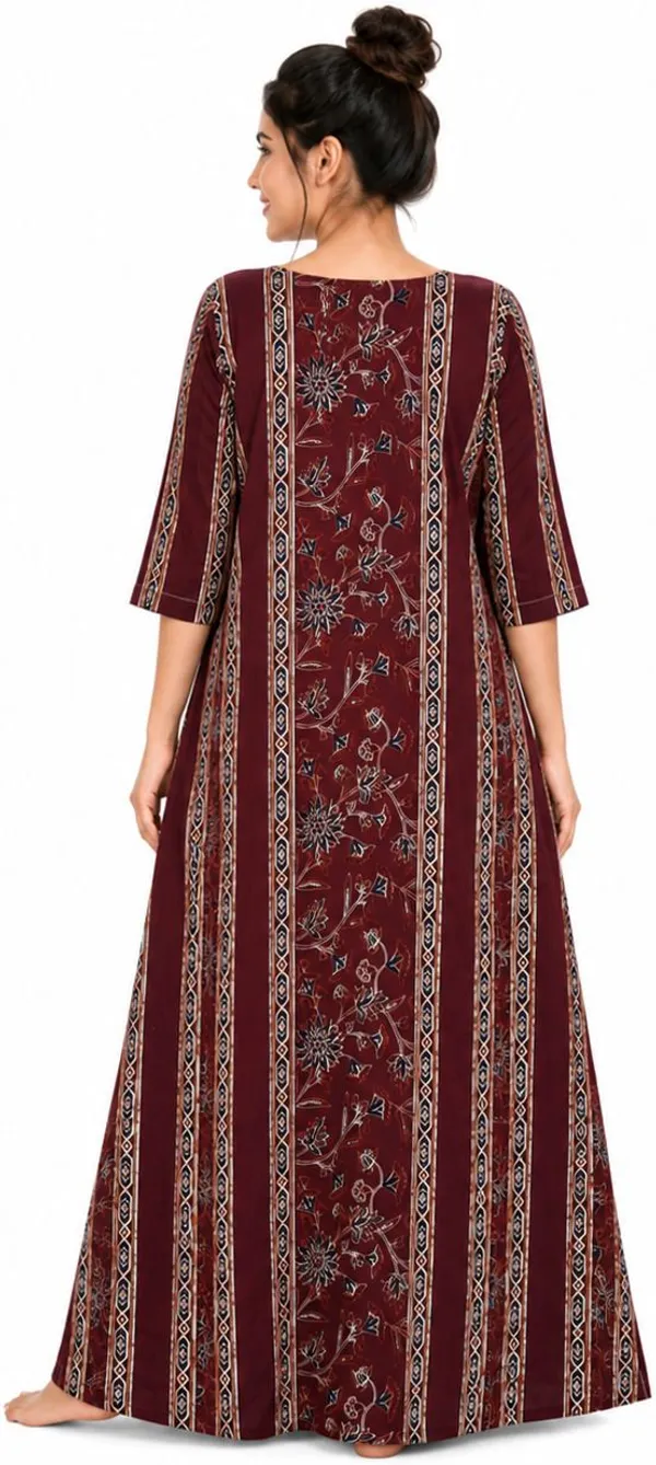 avasthita_Women_Nightdress_(Brown)