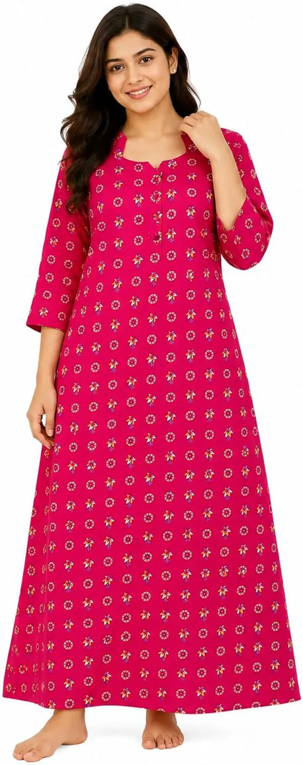 avasthita_Women_Nighty_(Red)