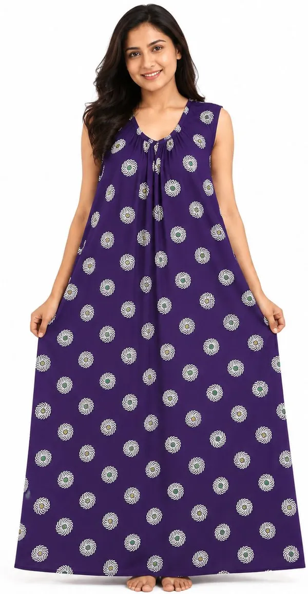 avasthita_Women_Nighty_(Blue)