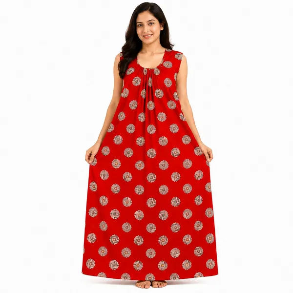 avasthita_Women_Nighty_(Red)