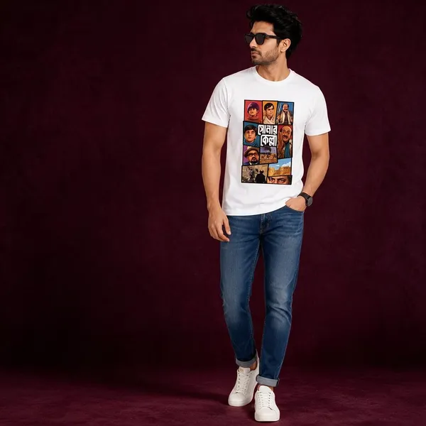 Avasthita_Graphic_Print\_Typography\_Solid_Men_Round_Neck_White\_Red_T-Shirt