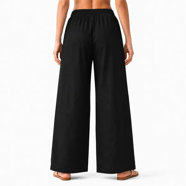 avasthita_Loose_Fit\_Relaxed_Women_Black_Trousers