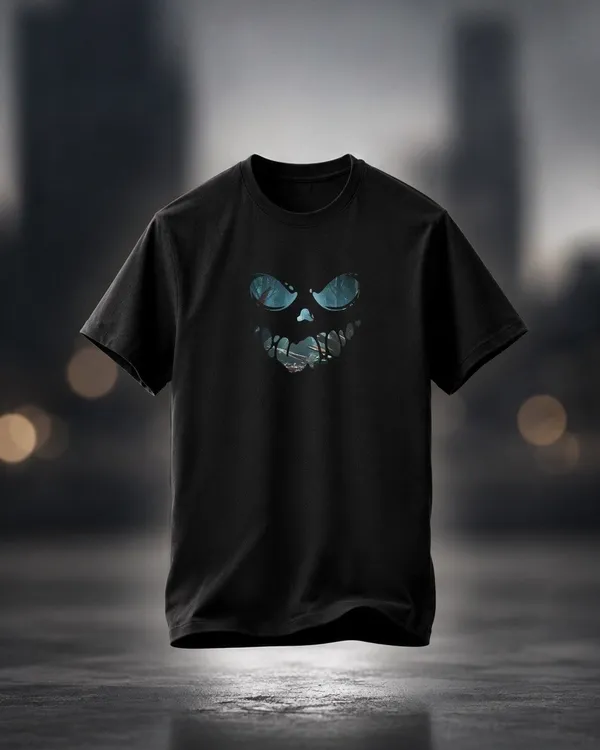 avasthita_Printed\_Graphic_Print_Men_Crew_Neck_Black_T-Shirt