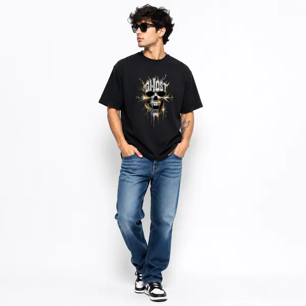 avasthita_Printed\_Graphic_Print_Men_Crew_Neck_Black\_Multicolor_T-Shirt_()