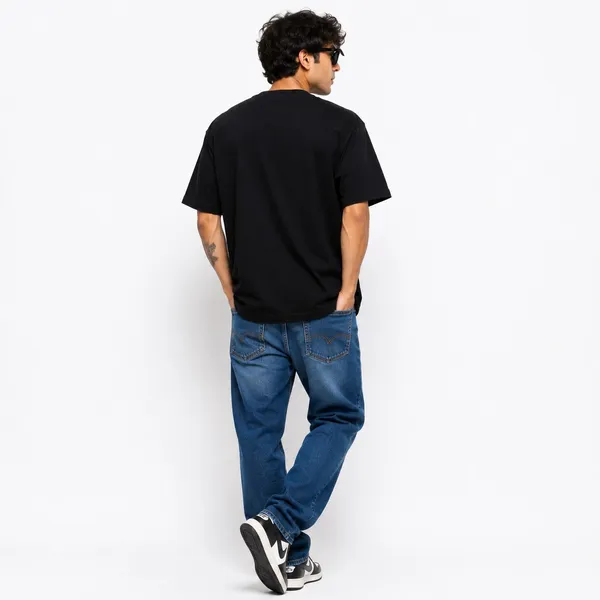 avasthita_Printed\_Graphic_Print_Men_Round_Neck_Black\_White\_Multicolor_T-Shirt