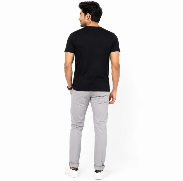 avasthita_Printed\_Graphic_Print_Men_Round_Neck_Black_T-Shirt