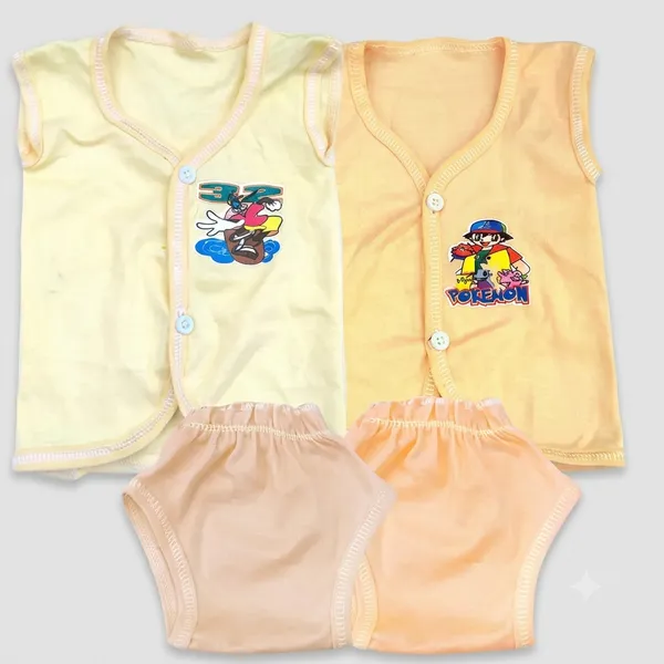 Elons_Baby_Boys_&_Baby_Girls_Casual_Top_Dress_(Yellow\_Lemon_Yellow)