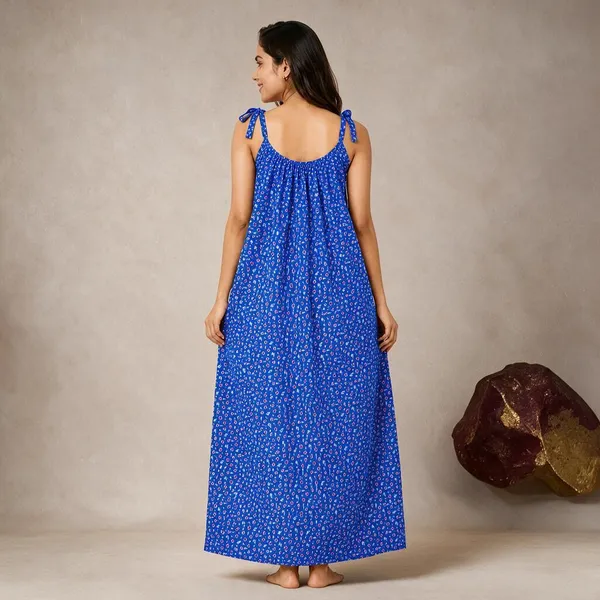 Avasthita_Women_Nightdress_(Blue)