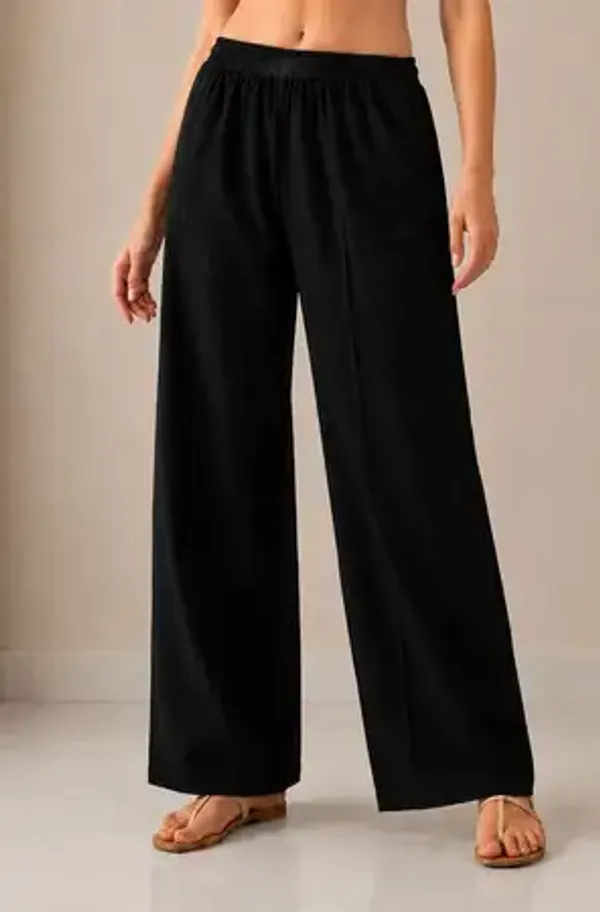 Avasthita_Loose_Fit_Women_Black\_Red_Trousers