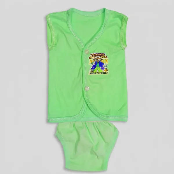 Elons_Baby_Boys_&_Baby_Girls_Casual_T-Shirt_Pant_(Green)