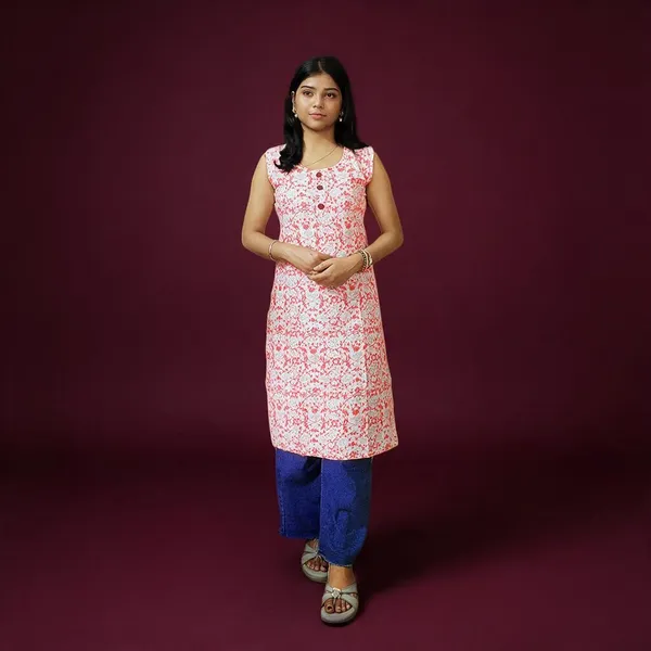 Elons_Women_Printed_Straight_Kurta_(Pink)
