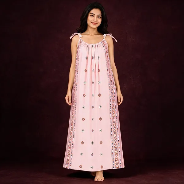 Avasthita_Women_Nightdress_(Cream)