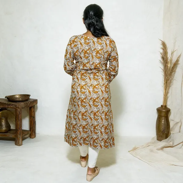 Elons_Women_Floral_Print_Straight_Kurta_(Yellow\_White)