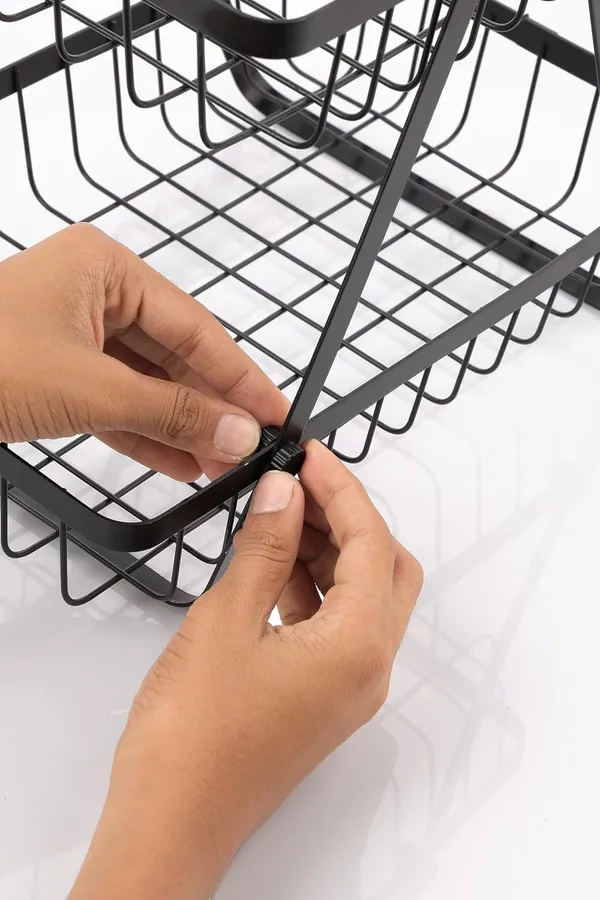 Metal_Foldable_Two_Tier_Basket_Storage_Organizer