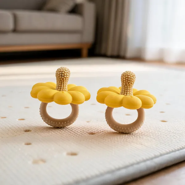 Yellow_Flower_Baby_Teether_Pack_Of_4