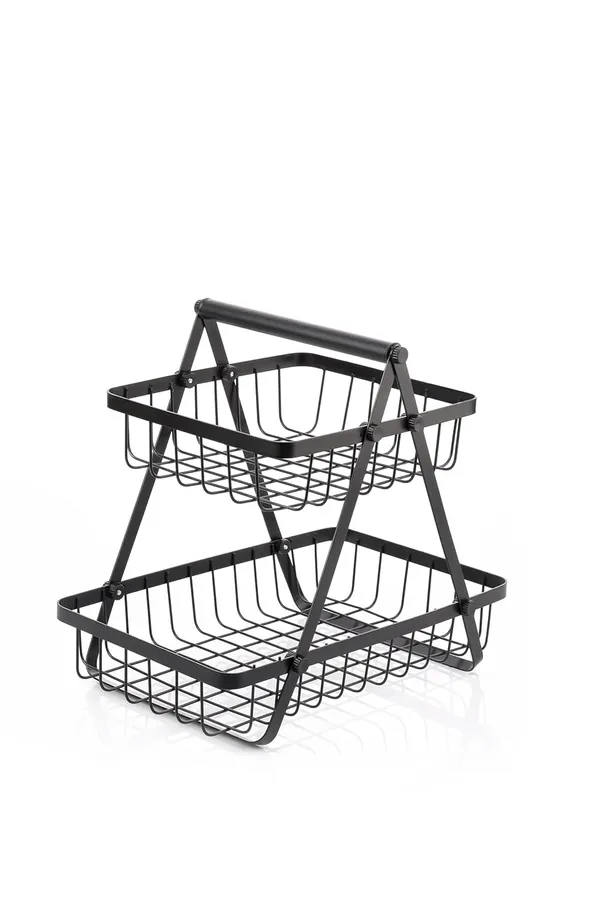 Metal_Foldable_Two_Tier_Basket_Storage_Organizer
