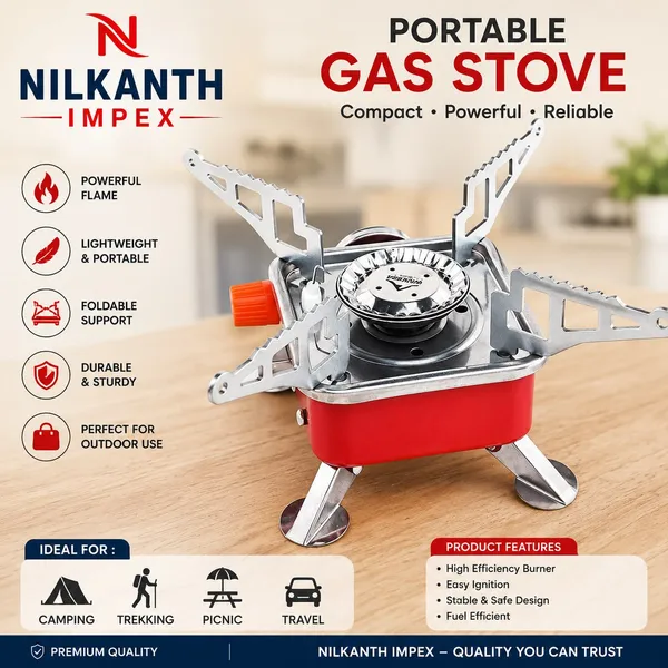 Portable_Gas_Stove_With_Foldable_Supports