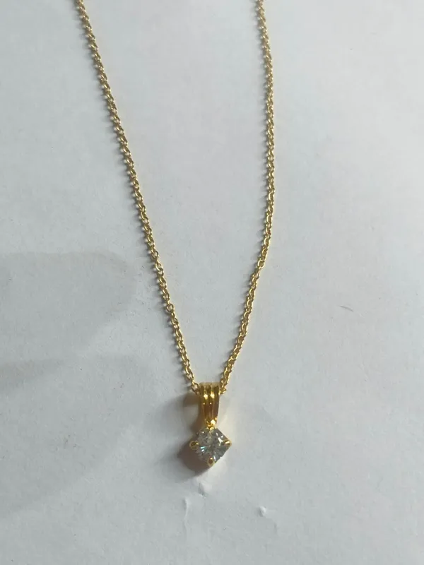 925_silver_22k_gold_plated_cz_solitaire_Pendant_Necklace_for_Women