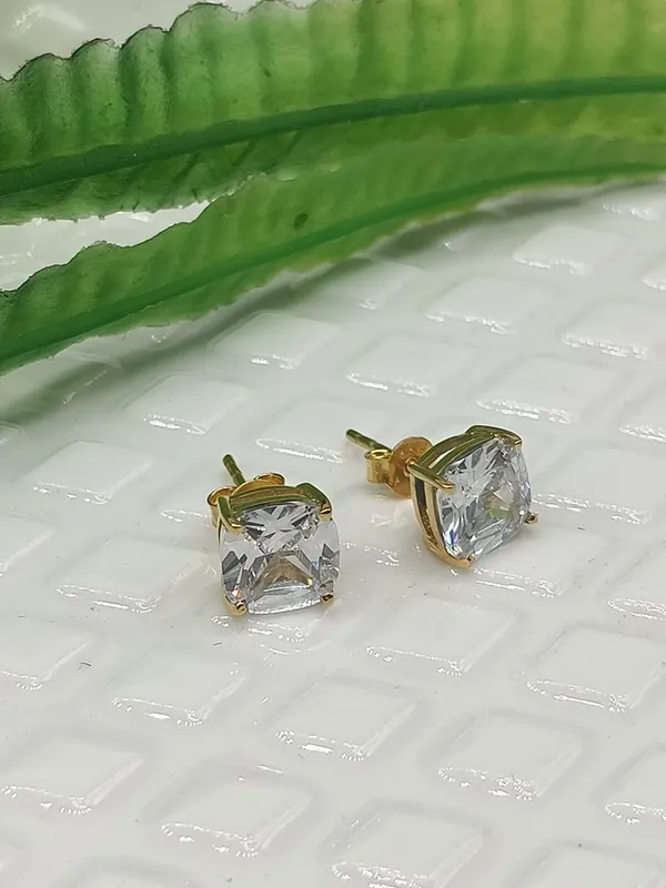 925_silver_22k_gold_plated_Crystal_Stud_Earrings_for_Women
