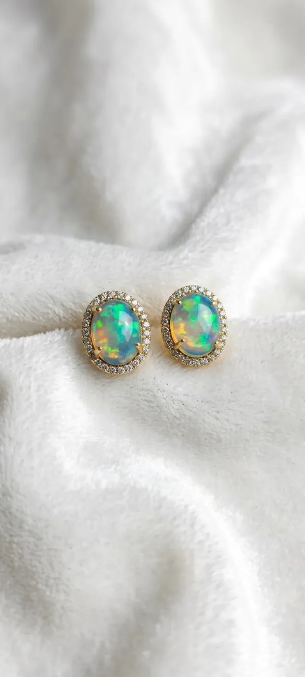 925_silver_Opal_Halo_Stud_Earrings_for_Women