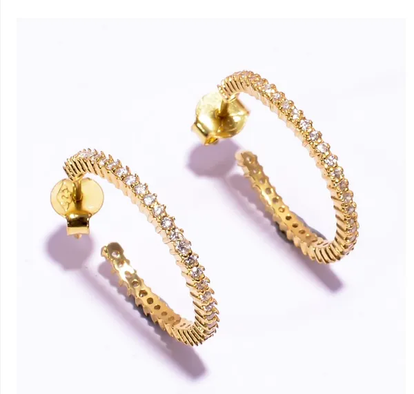 925_silver_22k_gold_plated_cz_Hoop_Earrings_for_Women