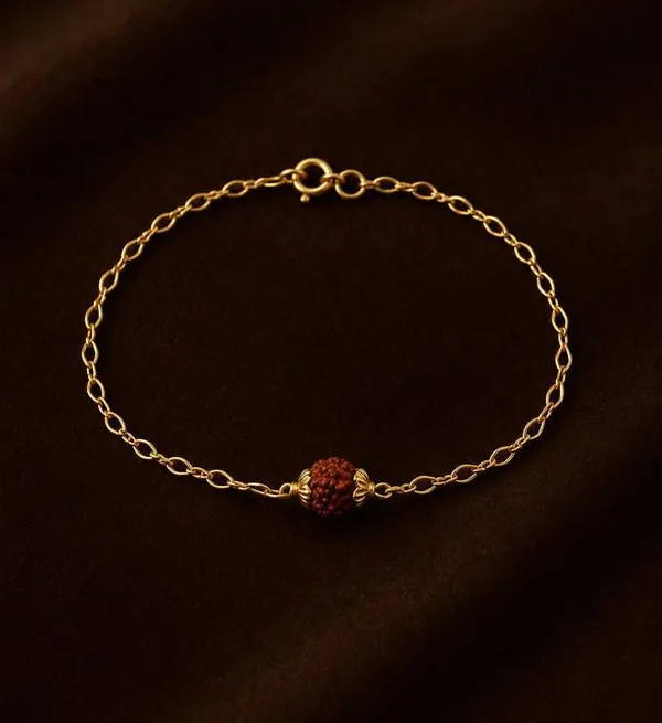925_silver_22k_gold_plated__Rudraksha_Bead_Bracelet_for_Women