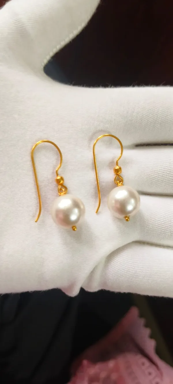 925_silver_22k_gold_plated_Pearl_Drop_Earrings_for_Women
