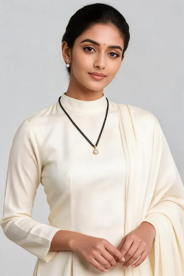 Black_Gold_Tone_Sterling_Silver_Beaded_Mangalsutra_Necklace_Set_For_Women