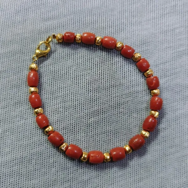 925_silver_carnelian_beads_22k_gold_plated_silver_beads_Bracelet