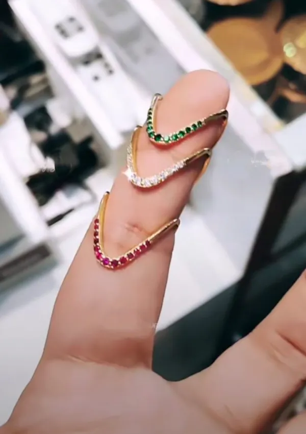 925_silver_22k_gold_plated_vanki_Ring_For_Women_in_three_colours