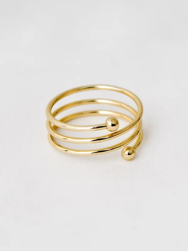 925_silver_22k_gold_plated_spiral_ring_for_Women