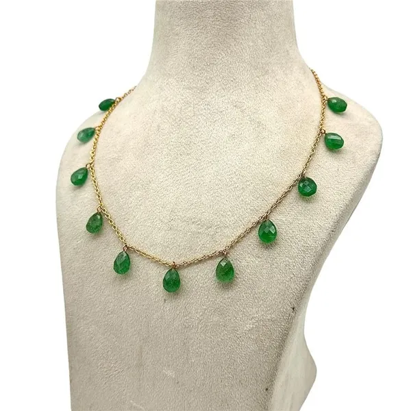 925_silver_22k_gold_plted_Green_Beaded_Necklace_for_Women