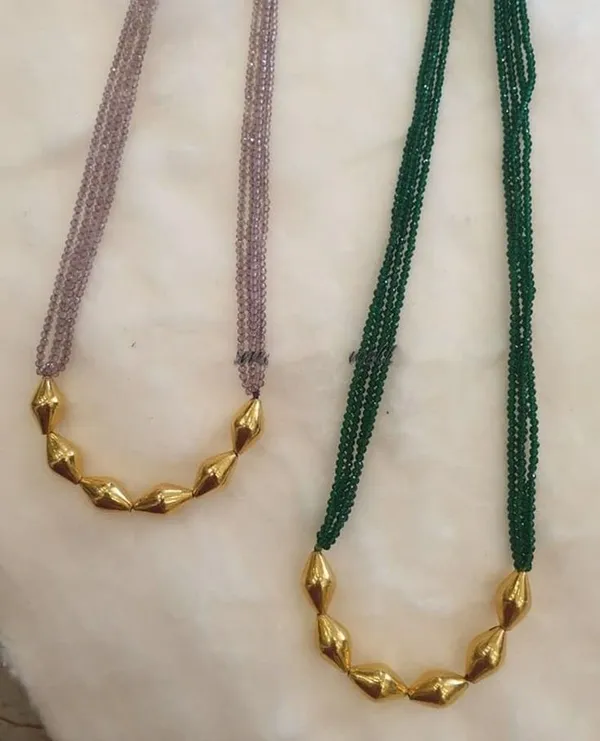 925_silver_22k_gold_plated_dholki_Beads_Layered_Necklace_Set_for_Women