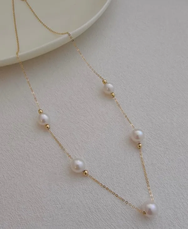 Gold_Tone_Pearl_Layered_Necklace_for_Women
