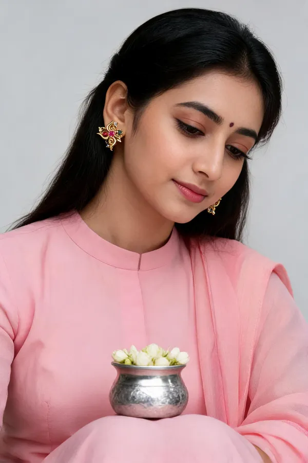 Multicolor_Navratan_Stone_Gold-Tone_Stud_Earrings_For_Women