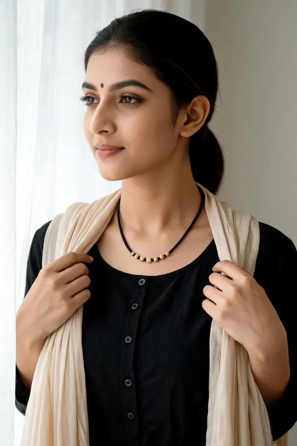 Black_Gold_Beaded_Traditional_Mangalsutra_Necklace_For_Women