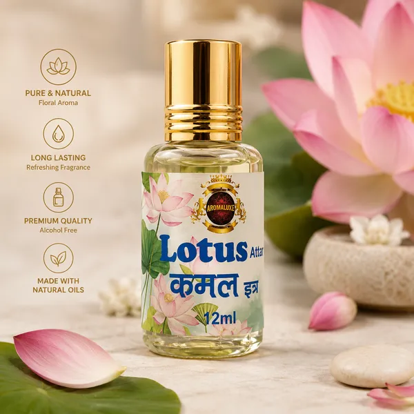 Aromaluxe_Lotus_(Kamal)_Natural_Floral_Attar_Roll-On_Alcohol_Free_12ml
