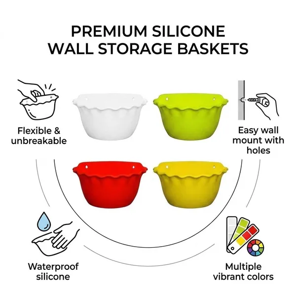 9_Inch_23_Cm_Platinum_Wall_Planters_Uv_Resistant_Lightweight_Multicolor_Pots_Set_Of_4_Default_Title