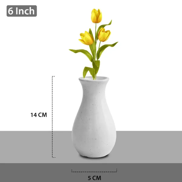 6_Inch_15_Cm_Round_White_Lucky_Plastic_Flower_Vases_Indoor_Decor_Set_Of_10_Default_Title