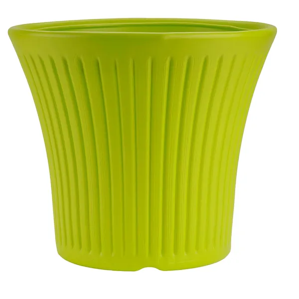 12_Inch_30_Cm_Tancy_Round_Flower_Pots_Set_Of_4_Lemon_Green