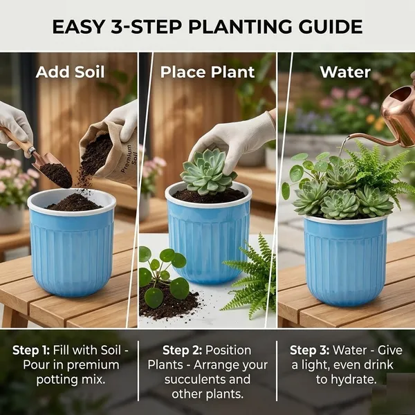 Seoul_Self_Watering_Pots_8_Inch_20_Cm_Set_Of_2_Transparent_Orange