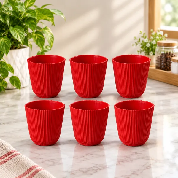 Set_of_6_Red_Plastic_Decorative_Pot_(6_Inch)