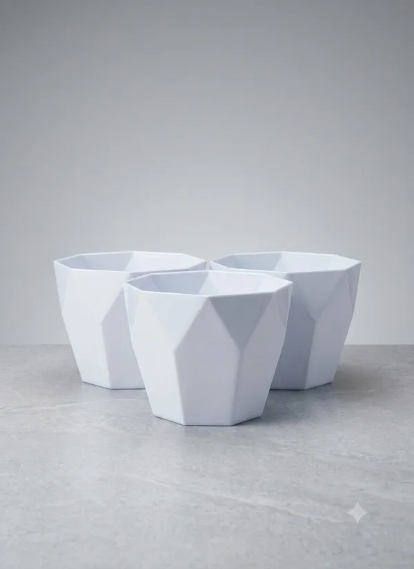 Set_of_3_White_8_Inch_Plastic_Decorative_Pot
