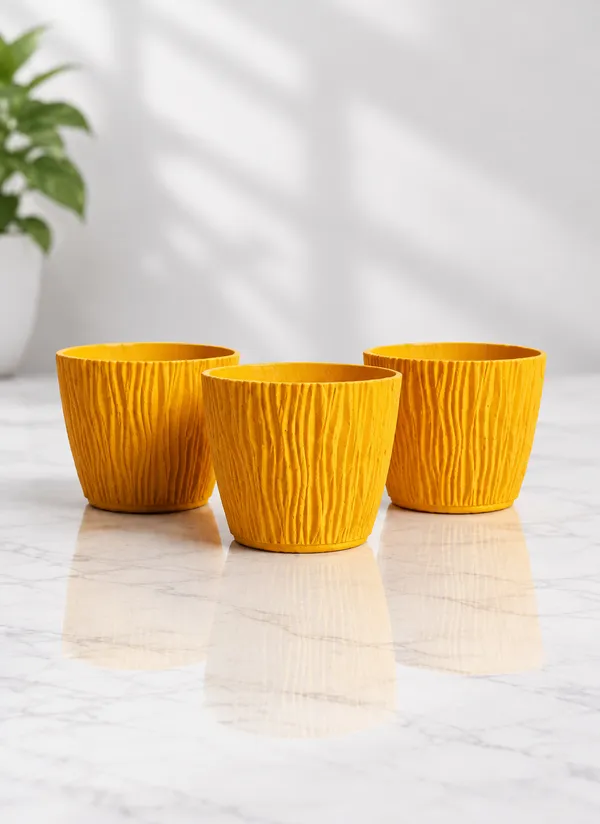 Set_of_3_Yellow_Plastic_Decorative_Pot_(8_Inch)