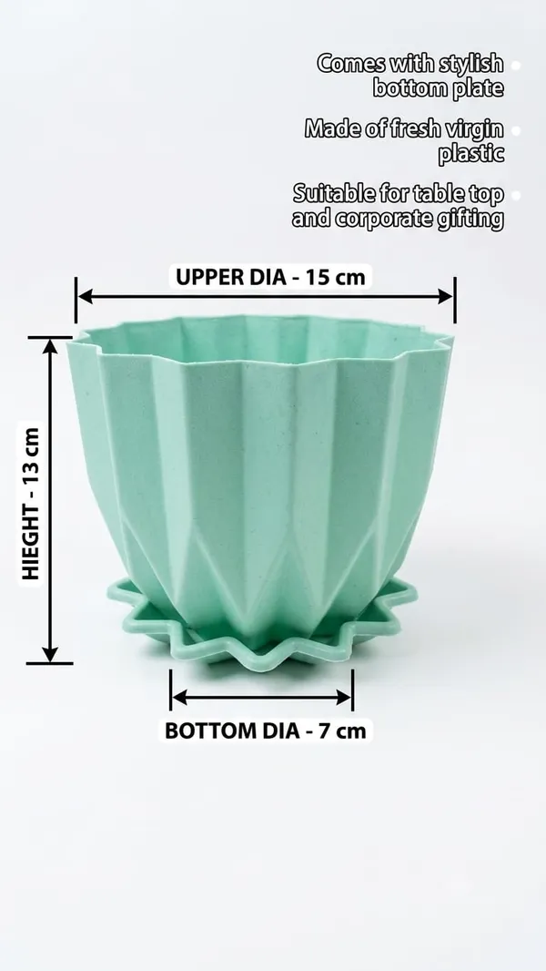 Set_of_5_Torquise_Plastic_Decorative_Pot_(5_Inch)