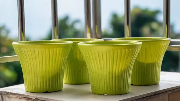 12_Inch_30_Cm_Tancy_Round_Flower_Pots_Set_Of_4_Lemon_Green