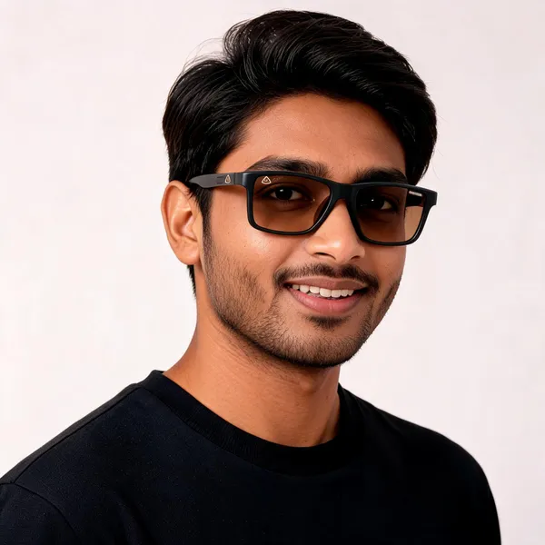 Black_Rectangle_Sunglasses_For_Adults