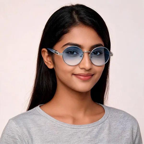 Silver_Round_Gradient_Sunglasses_For_Unisex