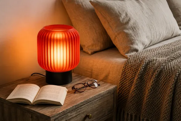 Red_And_Black_Pla_Plastic_Table_Lamp_For_Home_And_Living