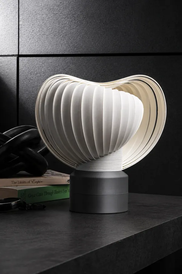 White_And_Grey_Pla_Plastic_Table_Lamp_For_Home_And_Living